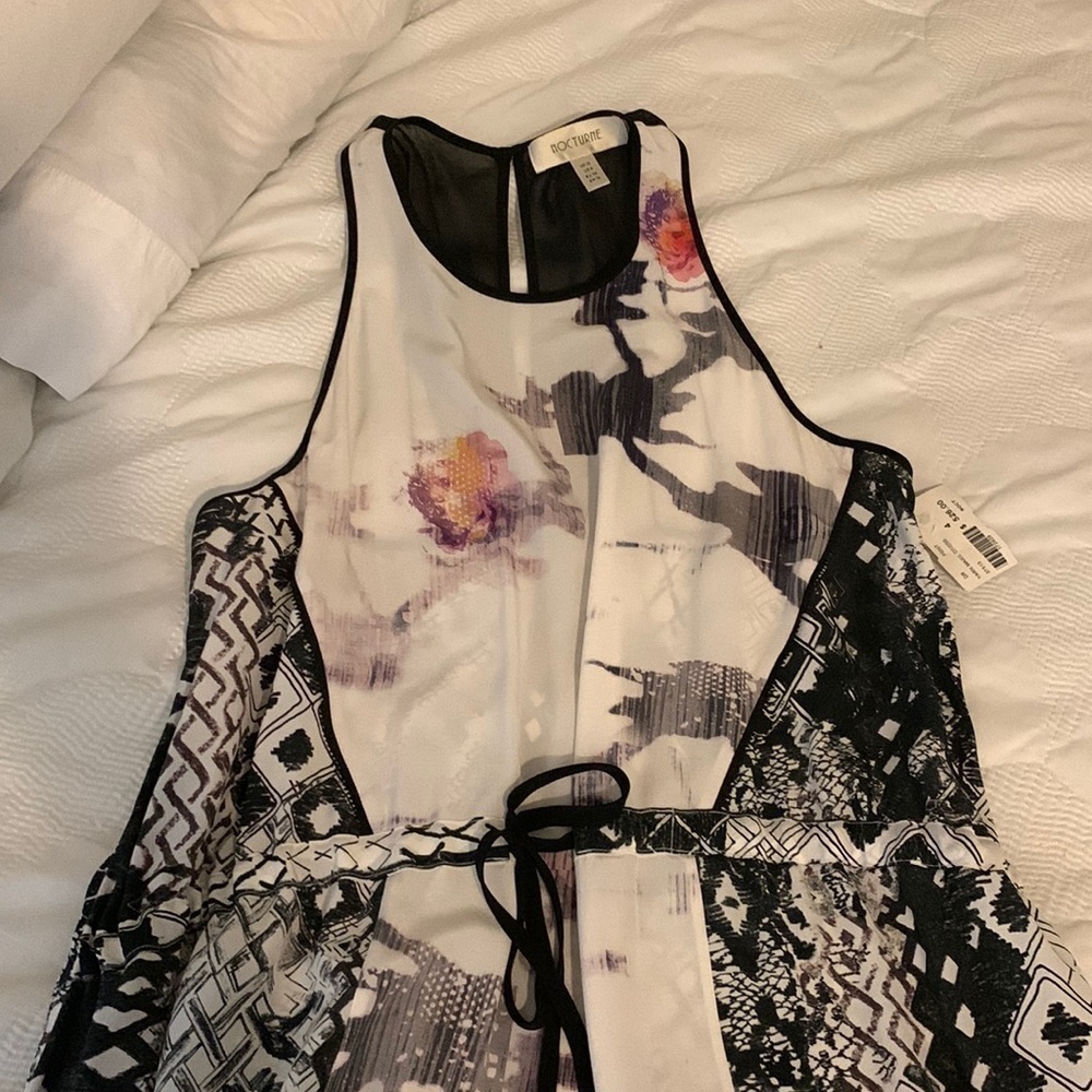 NWT Nocturne 100% Silk Halter Maxi Dress, 4 - Picture 3 of 12